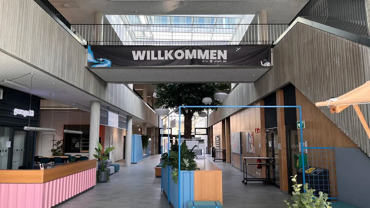 garage33 Inkubator Eingangsbereich