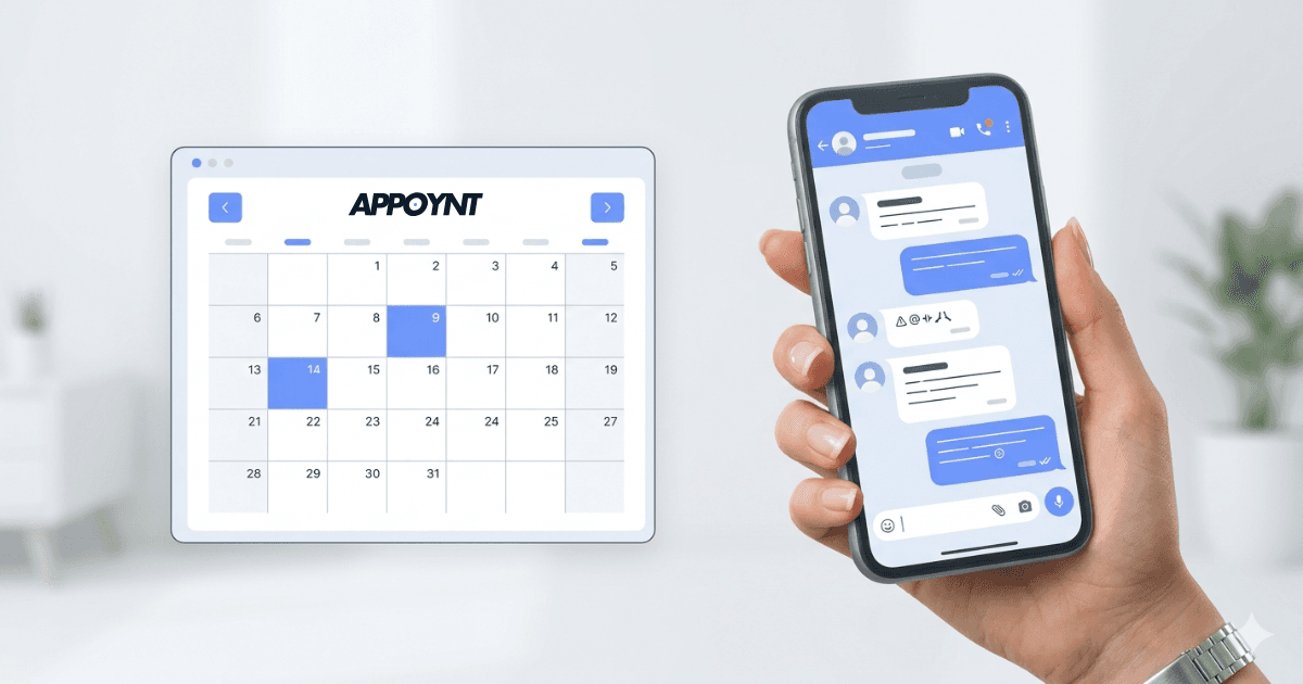 Kalender in WhatsApp für die Terminbuchung im Chat
